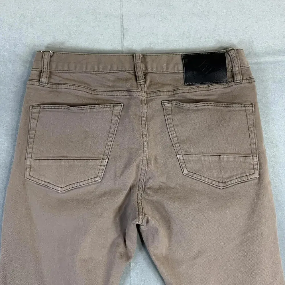 Roark Jeans Mens 31 Beige Standard Slim Fit Stretch Hwy 133 Denim